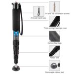 BEXIN P336C Cámara de fibra de carbono Monopod Travel Live Selfie Bracket Holder - Imagen 3