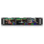 Monitor triple FEELWORLD T51 PLUS de 5,5 pulgadas para montaje en rack de 2RU, Full HD, 3G-SDI, 4K, HDMI y AV, T51 PLUS