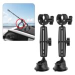 Juego de 2 abrazaderas tipo cangrejo con ventosa de una sola pata para coche, 2 x Single-leg Car Suction Cup