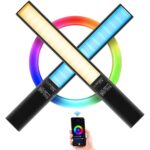 LUXCeO P6 RGB Foto colorida LED Stick Video Light Control de aplicación portátil Luz de relleno LED a todo color, P6