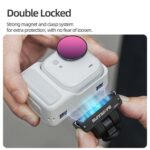 Adaptador de liberación rápida magnético Sunnylife para Insta360 GO Ultra, interfaz de 1/4, adaptador de palo selfie con inclinación ajustable de 180°., AD137 For Insta360 GO Ultra - Imagen 4
