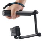 Monopié de 3 vías + palo selfie con soporte mágico para GoPro Hero11 Black / HERO10 Black / HERO9 Black /HERO8 / HERO7 /6/5/5 Session /4 Session /4/3+ /3/2/1, Insta360 ONE R, DJIOsmo Action y otras cámaras de acción, longitud: 24,5-63 cm...