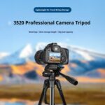 Soporte universal para trípode de selfie en directo 3520 con cabezal y abrazadera para teléfono., 3520 Tripod - Imagen 5