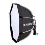 Triopo KS55 55 cm Speedlite Flash Octagon Parabolic SoftBox Difuser con soporte de montaje de soporte