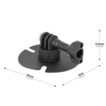 Soporte adhesivo flexible STARTRC para casco, compatible con GoPro, Insta360, DJI y otras cámaras de acción., Adhesive Mount - Imagen 4
