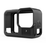 Funda protectora de silicona negra con correa para la muñeca y cubierta para lente para GoPro HERO13, For GoPro HERO13 Black - Imagen 2