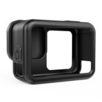 Funda protectora de silicona negra con correa para la muñeca y cubierta para lente para GoPro HERO13, For GoPro HERO13 Black - Imagen 3