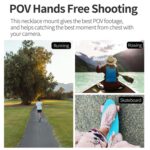 Para Insta360 GO 3 Sunnylife soporte magnético para cuello pecho cuerpo cámara collar cordón POV Vlog soporte, ZJ780 - Imagen 5