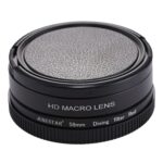 Lente macro JSR 58 mm 16X + filtro de buceo rojo con tapa de lente + adaptador de anillo de filtro de lente + cuerda + paño de limpieza para carcasa de buceo GoPro HERO6/5 - Imagen 3