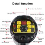 Flash de estudio TRIOPO Oubao TTR400W con bombilla E27 150W - Imagen 4