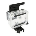 Para Gopro HERO4 / 3+ Cámara de acción deportiva Carcasa impermeable Carcasa de plástico ABS Cierre de cierre de clip de puerta trasera (Negro) - Imagen 5