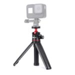 RUIGPRO Soporte para trípode plegable multifuncional Selfie Monopod Stick con cabezal esférico para GoPro Hero11 Black / HERO10 Black / HERO9 Black /HERO8 / HERO7 /6/5/5 Session /4 Session /4/3+ /3/2/1, Insta360ONE R, DJI Osmo Action y otras cámaras de...