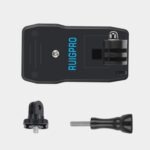 RUIGPRO - Mochila con rotación de 360 ​​grados y soporte de abrazadera con clip y tornillo para GoPro, Insta360, DJI y otras cámaras de acción (negro) - Imagen 3