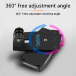 RUIGPRO - Mochila con rotación de 360 ​​grados y soporte de abrazadera con clip y tornillo para GoPro, Insta360, DJI y otras cámaras de acción (negro) - Imagen 4