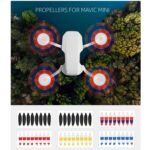 8 unids/set Sunnylife 4726F-CS hélices de ala de liberación rápida de bajo ruido accesorios para drones para DJI Mavic Mini, 4726F-CS (Yellow) - Imagen 5