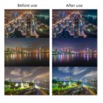 JSR KS Night Light Reducción de la contaminación Filtro de lente para DJI Air 2S, marco de aluminio - Imagen 5