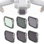 JSR KS 6 en 1 UV + CPL + ND4 + ND8 + ND16 + ND32 Filtro de lente para DJI Air 2s, marco de aluminio