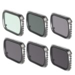JSR KS 6 en 1 UV + CPL + ND4 + ND8 + ND16 + ND32 Filtro de lente para DJI Air 2s, marco de aluminio - Imagen 2