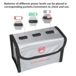 RCSTQ para DJI FPV Combo 2 x baterías Li-Po Bolsa de almacenamiento segura a prueba de explosiones, For DJI FPV Combo 2 x Batteries - Imagen 5