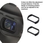 RCSTQ 2 PCS 400 Grados Myopia Gafas Lente Corrección de visión Lente Asférica para DJI FPV GOGGLES V2 - Imagen 4
