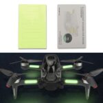 Etiqueta engomada luminosa de RCSTQ 2 PCS Pegatina de vuelo de la noche para DJI FPV Drone