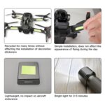Etiqueta engomada luminosa de RCSTQ 2 PCS Pegatina de vuelo de la noche para DJI FPV Drone - Imagen 5