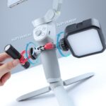 Adaptador de anillo de soporte de extensión estabilizador con base de zapatos de doble frío para DJI OM4 / OSMO Mobile 3 - Imagen 5