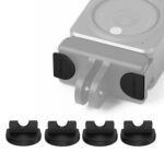 Sunnylife DC339 4 PCS Enchufe antiliberación de silicona para DJI Action 2