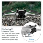 STARTRC Bastidor de entrenamiento para tren de aterrizaje elevado, anticaída, plegable, antisuciedad, para DJI Mini 3 Pro, For DJI Mini 3 Pro - Imagen 4