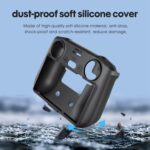 STARTRC Funda de silicona antiarañazos a prueba de golpes para control remoto DJI Mini 3 Pro, For DJI Mini 3 Pro Remote Control(Black) - Imagen 3