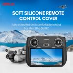 STARTRC Funda de silicona antiarañazos a prueba de golpes para control remoto DJI Mini 3 Pro, For DJI Mini 3 Pro Remote Control(Black) - Imagen 4