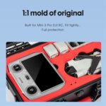 STARTRC Funda de silicona antiarañazos a prueba de golpes para control remoto DJI Mini 3 Pro, For DJI Mini 3 Pro Remote Control(Grey) - Imagen 3