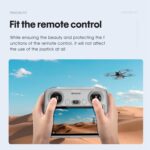 STARTRC Funda de silicona antiarañazos a prueba de golpes para control remoto DJI Mini 3 Pro, For DJI Mini 3 Pro Remote Control(Grey) - Imagen 4