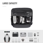 STARTRC Caja de transporte portátil Bolsa de almacenamiento de un solo hombro para DJI Mini 3 Pro / Air 2S / Mini 2 / Mavic 3 / Air 2 - Imagen 3