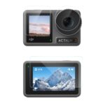 Para DJI Osmo Action 3 Lente 3 en 1 Película de pantalla delantera y trasera