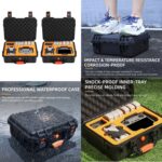 Para DJI Mini 4 Pro Sunnylife Estuche de transporte de seguridad Estuche de viaje rígido impermeable a prueba de golpes, For DJI Mini 4 Pro - Imagen 4