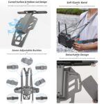 Soporte de cintura para control remoto DJI RC Plus Sunnylife con correa para el pecho, For DJI RC Plus - Imagen 5