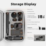 Estuche de transporte portátil y bolsa de aventura para DJI Osmo Action 5 Pro/4/3 Sunnylife, Adventure Combo Bag - Imagen 4