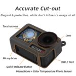 Tapa de lente de silicona Sunnylife para DJI Osmo Action 5 Pro/4/3 2 piezas - Imagen 3