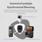 Control remoto Bluetooth con GPS STARTRC para la serie Insta360 X4, la serie Ace Pro y la serie GO 3S, For Insta360 X4 Series - Imagen 5