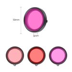 Filtro de lente de color para buceo con carcasa para DJI Osmo Action 5 Pro, For DJI Osmo Action 5 Pro / 4 / 3 - Imagen 2