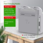 Cargador de batería de 2 canales para DJI Neo XY Administrador de carga de batería, 2-Channel - Imagen 4