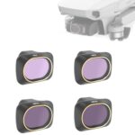 JSR Drone 4 en 1 ND4 + ND8 + ND16 + ND32 Filtro de densidad neutra de lente para DJI MAVIC mini