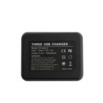Para DJI Osmo Action 4/3 Cargador rápido de baterías de tres ranuras, 5V 2A Tri-Slot Batteries Charger - Imagen 3