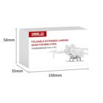 Para DJI Mini 4 Pro STARTRC plegable Anti-caída Anti-suciedad tren de aterrizaje elevado estante de entrenamiento, For DJI Mini 4 Pro - Imagen 5