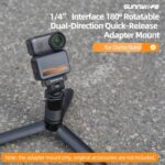 Adaptador de liberación rápida magnético bidireccional Sunnylife para DJI Osmo 360, AD109 For DJI Osmo 360 - Imagen 3