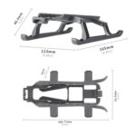 For DJI Mavic 4 Pro STARTRC Sled Anti-fall Anti-dirt Heightened Landing Gear Training Rack, For DJI Mavic 4 Pro - Imagen 3