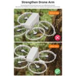 Hebilla de brazo antivibración para DJI Flip Sunnylife, fijación con hebilla integrada, liberación rápida, anticolisión - Imagen 5