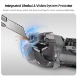 Protector de cardán integrado Sunnylife para DJI Mini 5 Pro, tapa de lente transparente, protector de sistema de visión, For DJI Mini 5 Pro - Imagen 5
