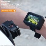 Correa de base para DJI Osmo Nano Sunnylife Vision, banda de expansión, funda protectora de silicona, correa para bicicleta, collar para gato, For DJI Osmo Nano Vision Dock Cover - Imagen 3